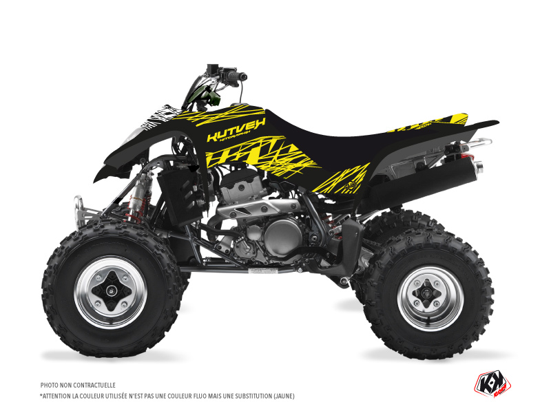 Kit Decorazione Quad Eraser Fluo Kawasaki 400 KFX Giallo (2004-2006)