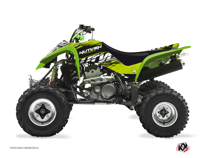 Kit Decor Quad Eraser Kawasaki 400 KFX Verde Nero (2004-2006)