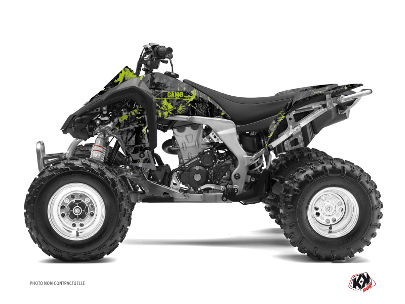 Kit Decor Quad Camo Kawasaki 450 KFX Nero Verde (2007-2017)