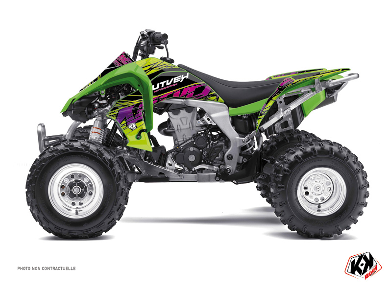Kit Decorazione Quad Eraser Kawasaki 450 KFX Verde (2007-2017)