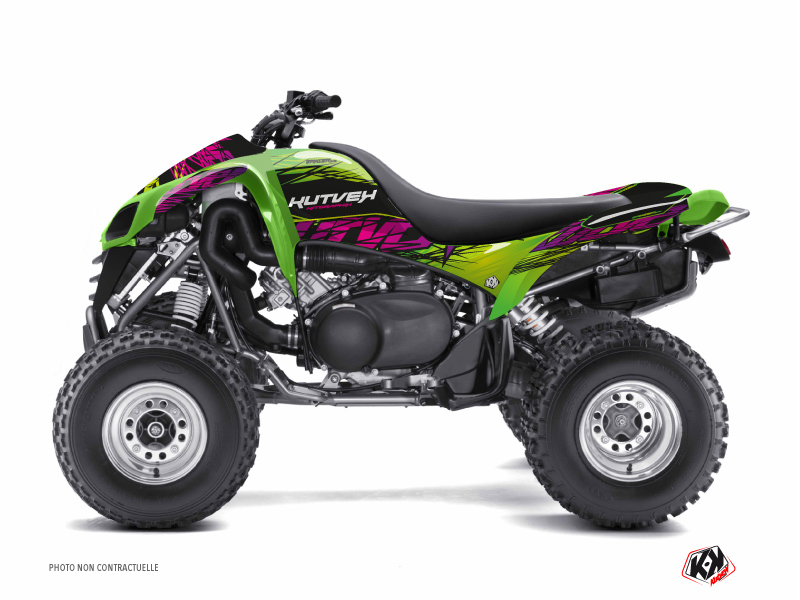 Kit Decorazione Quad Eraser Kawasaki 700 KFX Verde (2007-2014)
