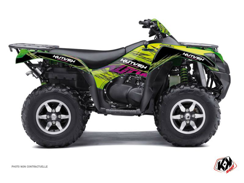Kit Decorazione Quad Eraser Kawasaki 650 KVF Verde (2007-2011)
