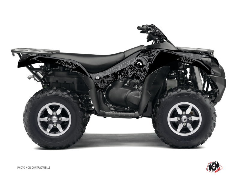 Kit Decor Quad Zombies Dark Kawasaki 750 KVF Nero (2012-2023)
