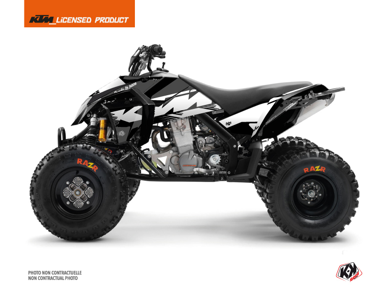 Kit Decorazione Quad Retro KTM 450-525 SX Nero (2009-2013)