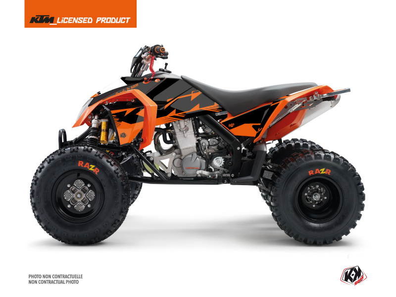 Kit Decor Quad Retro KTM 450-525 SX Arancione (2009-2013)