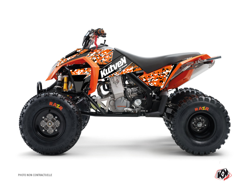Kit Decorazione Quad Predator KTM 450-525 SX Arancione (2009-2013)