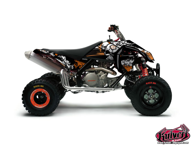 Kit Decor Quad Trash KTM 450-525 SX Nero Arancio (2009-2013)