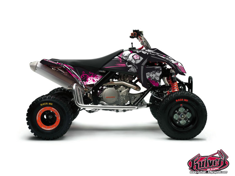 Kit Decor Quad Trash KTM 450-525 SX Nero Rosa (2009-2013)