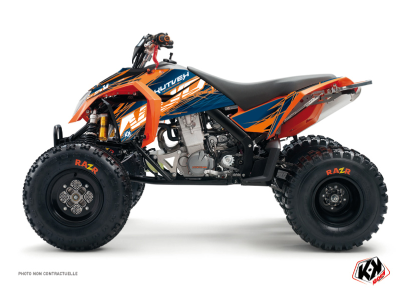 Kit Decor Quad Eraser KTM 450-525 SX Blu Arancione (2009-2013)
