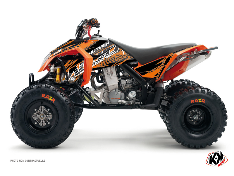Kit Decorazione Quad Eraser KTM 450-525 SX Arancione Nero (2009-2013)