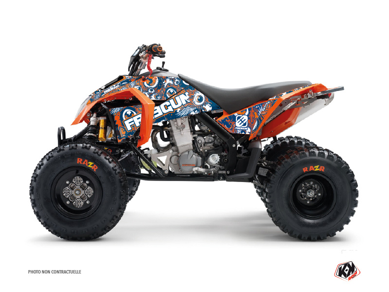 Kit Decorazione Quad Freegun Eyed KTM 450-525 SX Arancione (2009-2013)
