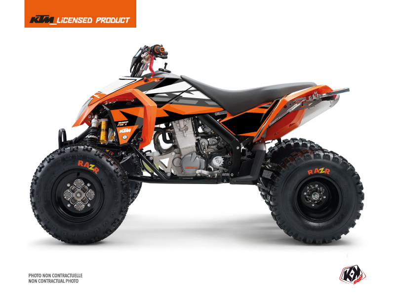 Kit Decor Quad Rift KTM 450-525 SX Arancione Nero (2009-2013)