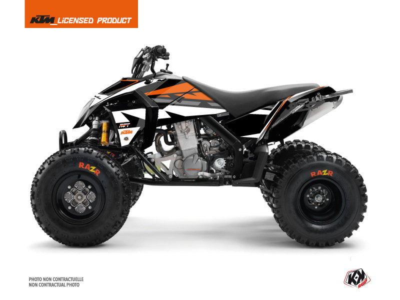 Kit Decor Quad Rift KTM 450-525 SX Nero Arancio (2009-2013)