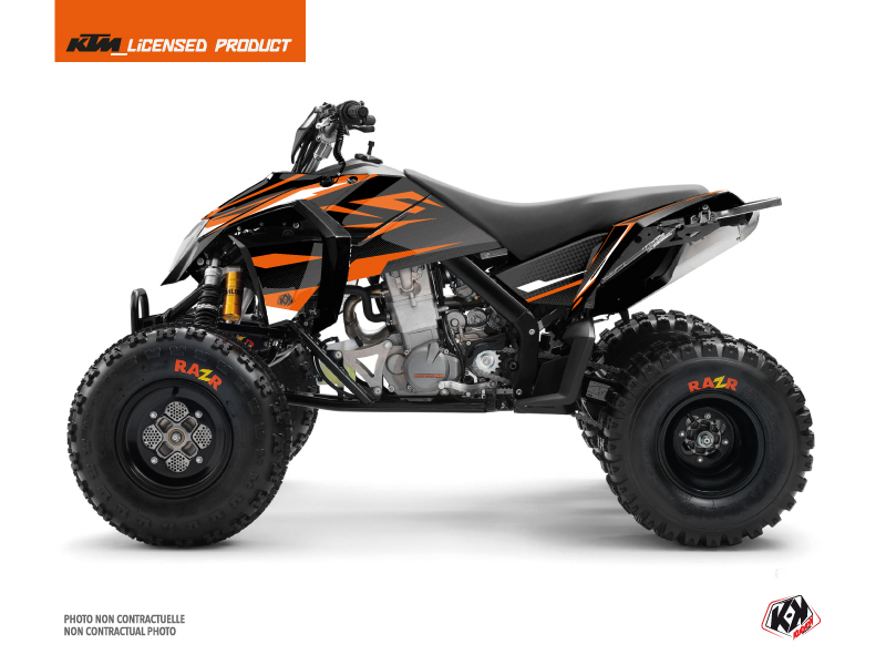 Kit Decor Quad Trophy KTM 450-525 SX Nero Arancio (2009-2013)