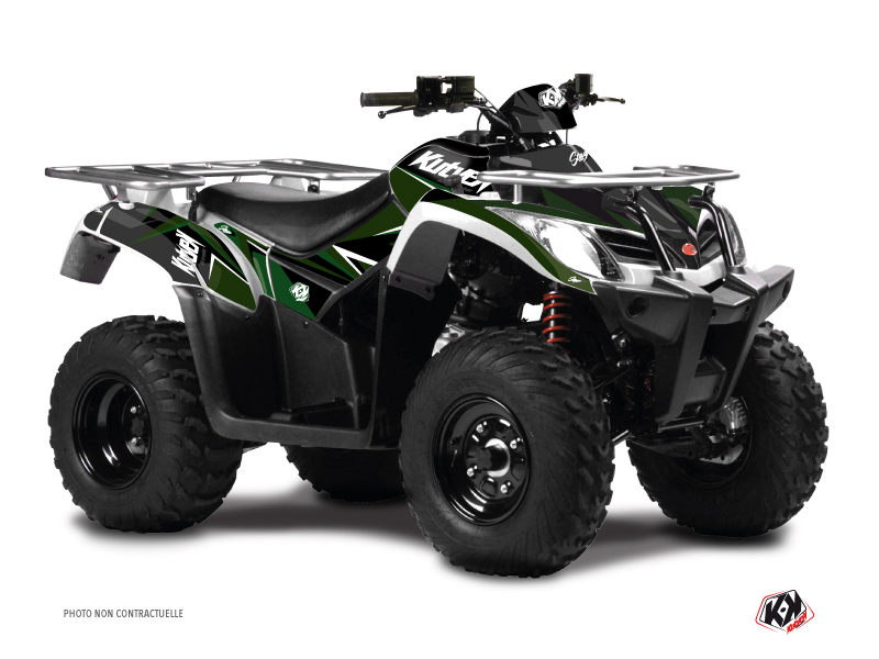 Kit Decor Quad Stage Kymco 250 MXU Nero Verde (2004-2012)