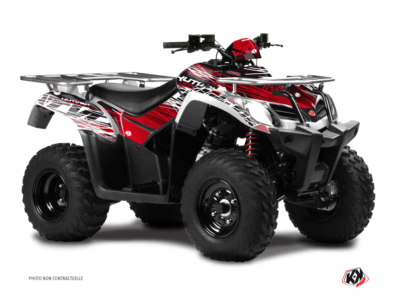 Kit Decorazione Quad Eraser Kymco 300 MXU Rosso Bianco (2019-2023)