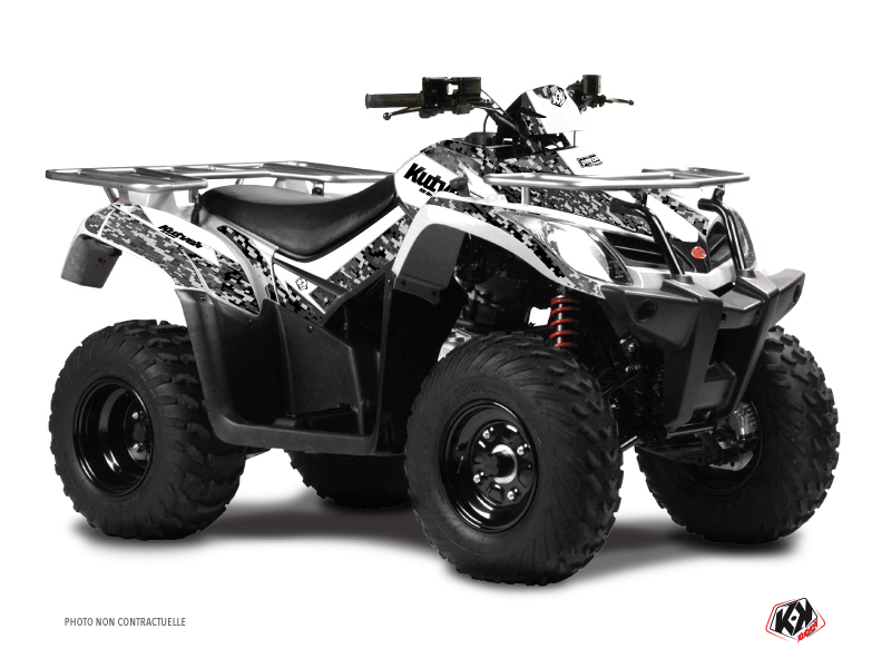 Kit Decorazione Quad Predator Kymco 300 MXU R Bianco (2010-2018)