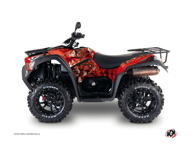 Kit Decor Quad Camo Kymco 700 MXU Rosso (2014-2017)