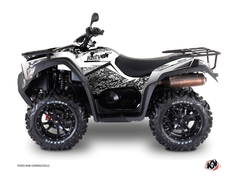 Kit Decorazione Quad Predator Kymco 700 MXU Bianco (2014-2017)