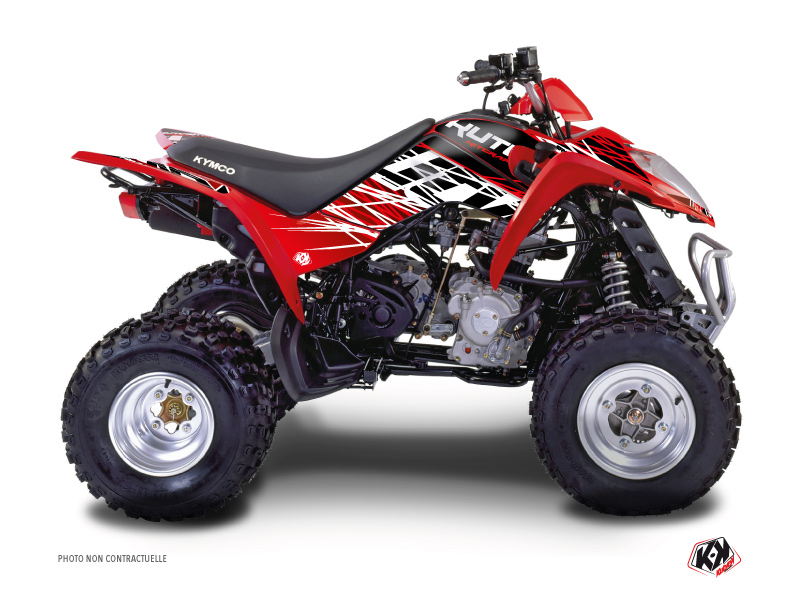 Kit Decor Quad Eraser Kymco 90 MAXXER Rosso Bianco (2014-2017)