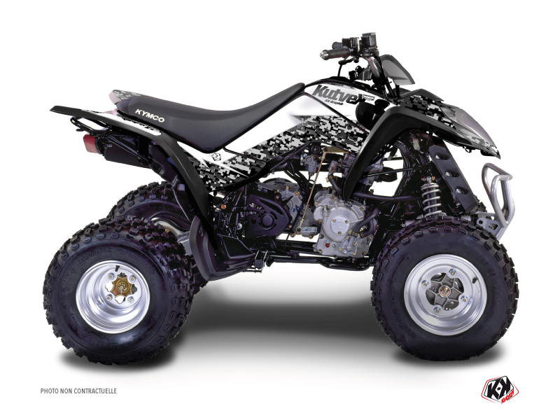 Kit Decorazione Quad Predator Kymco 300 MAXXER Bianco (2009-2019)