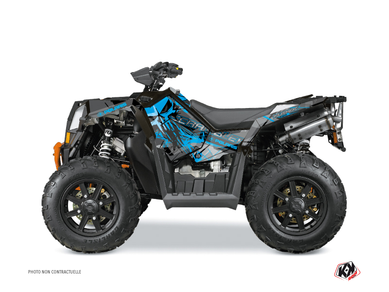 Kit Decorazione Quad Evil Polaris Scrambler 850-1000 XP Grigio Blu FULL (2015-2019)