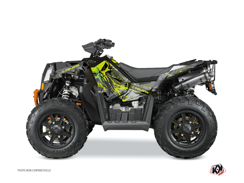 Kit Decor Quad Evil Polaris Scrambler 850-1000 XP Grigio Verde FULL (2015-2019)