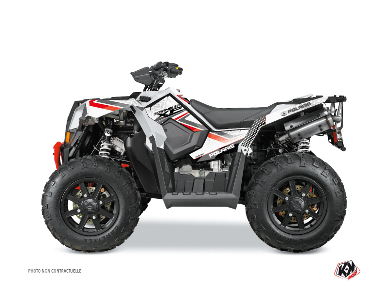 Kit Decor Quad Rock Polaris Scrambler 850-1000 XP Bianco Rosso (2015-2019)