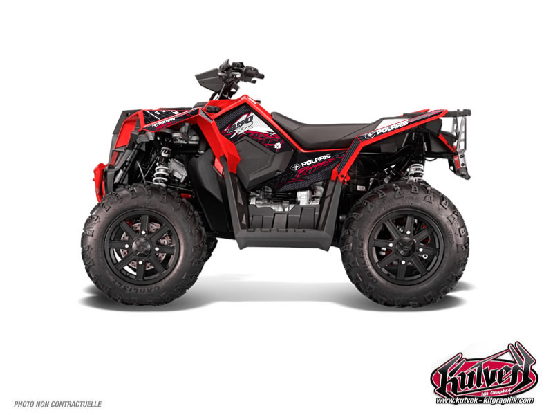 Kit Decor Quad Action Polaris Scrambler 850-1000 XP Rosso (2015-2019)
