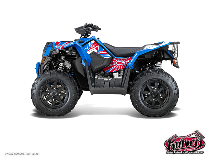 Kit Decorazione Quad Kenny Polaris Scrambler 850-1000 XP Patriot (2015-2019)