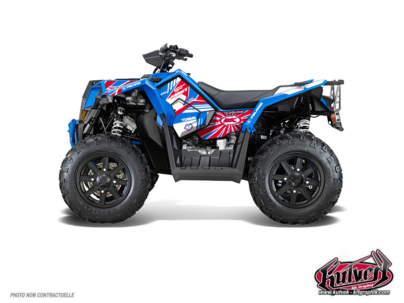 Kit Decorazione Quad Kenny Polaris Scrambler 850-1000 XP Patriot FULL (2015-2019)