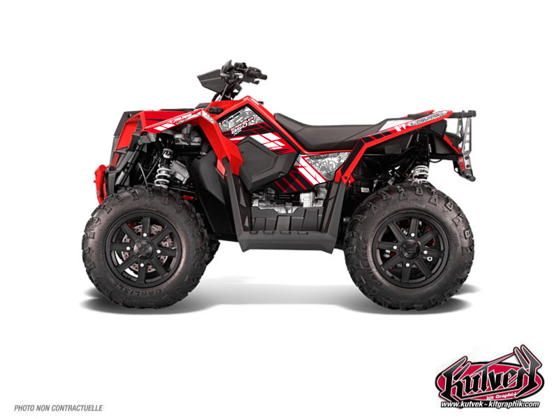 Kit Decor Quad Spirit Polaris Scrambler 850-1000 XP Rosso (2015-2019)