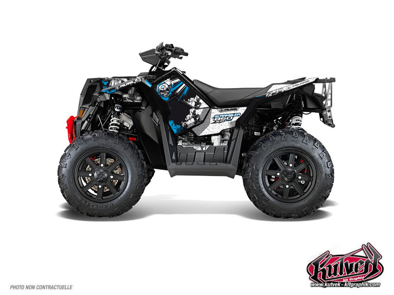 Kit Decor Quad Trash Polaris Scrambler 850-1000 XP Nero Blu FULL (2015-2019)