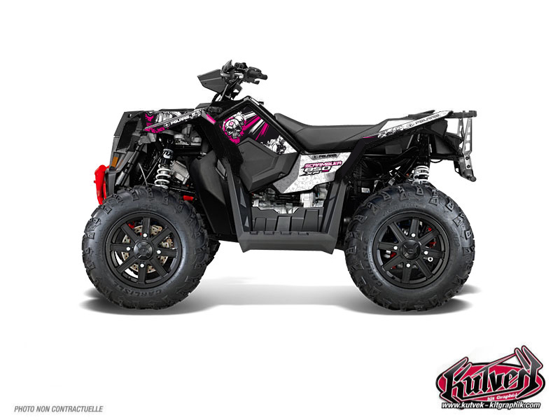 Kit Decor Quad Trash Polaris Scrambler 850-1000 XP Nero Rosa (2015-2019)