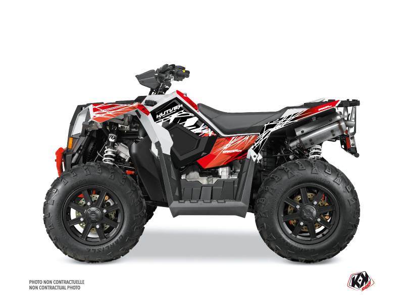 Kit Decor Quad Eraser Polaris Scrambler 850-1000 XP Rosso Bianco (2015-2019)