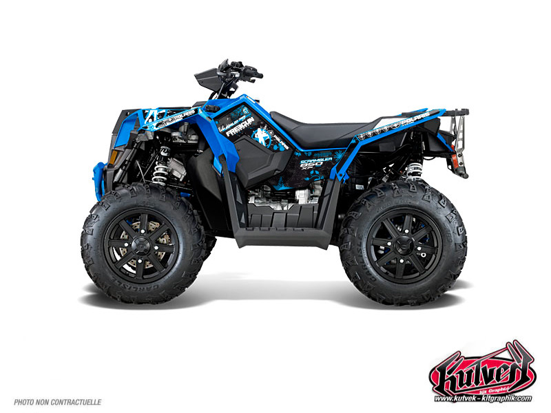 Kit Decor Quad Freegun Polaris Scrambler 850-1000 XP Blu (2015-2019)