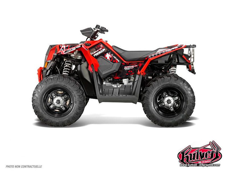 Kit Decor Quad Freegun Polaris Scrambler 850-1000 XP Rosso (2015-2019)