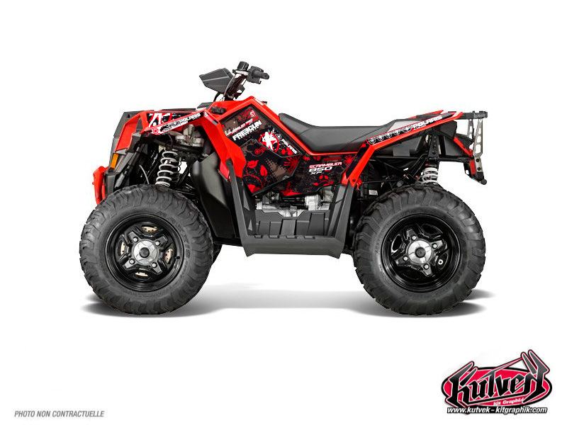 Kit Decorazione Quad Freegun Polaris Scrambler 850-1000 XP Rosso FULL (2015-2019)