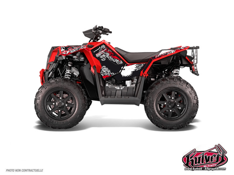 Kit Decor Quad Demon Polaris Scrambler 850-1000 XP Rosso FULL (2015-2019)