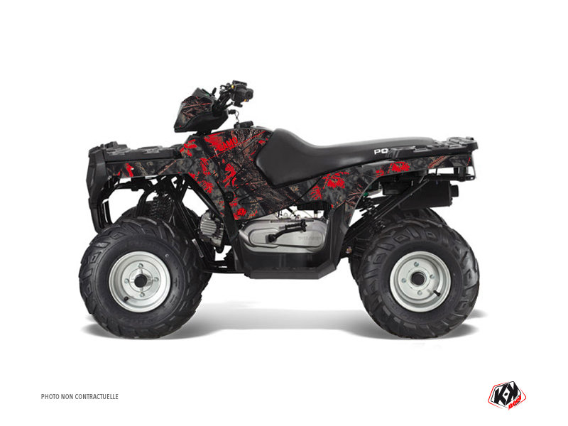 Kit Decor Quad Camo Polaris 90 Sportsman Nero Rosso (2007-2016)