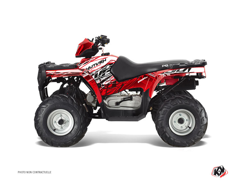 Kit Decorazione Quad Eraser Polaris 90 Sportsman Rosso Bianco (2007-2016)