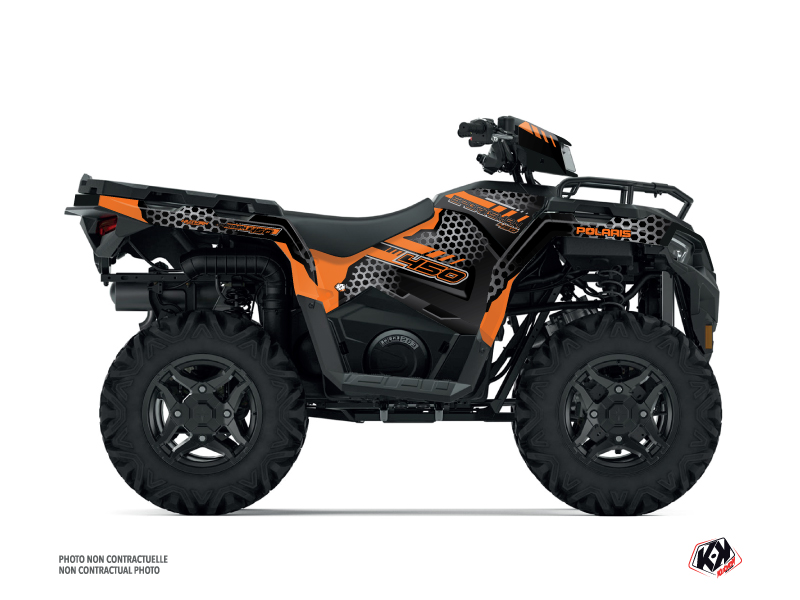 Kit Decorazione Quad Splinter Polaris 450 Sportsman Nero Arancione (2018-2020)