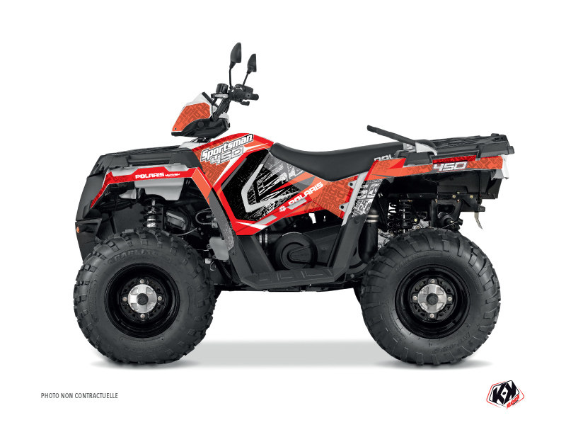 Kit Decor Quad Rock Polaris 450 Sportsman Rosso (2018-2020)