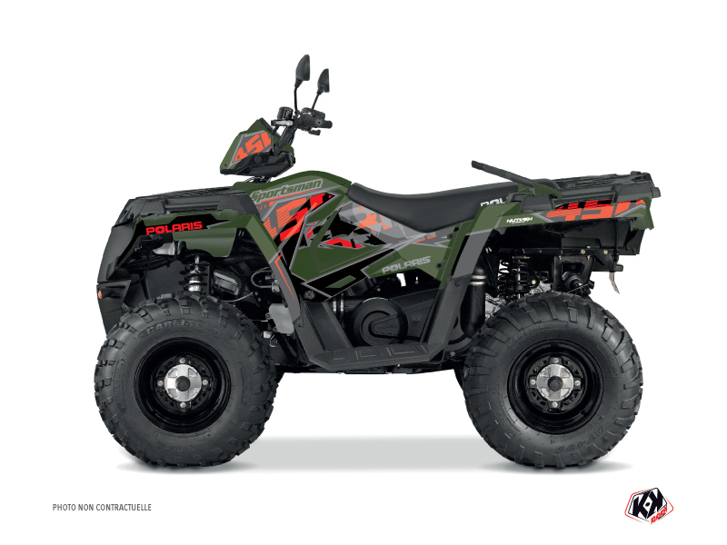 Kit Decorazione Quad Visor Polaris 450 Sportsman Verde (2021-2023)