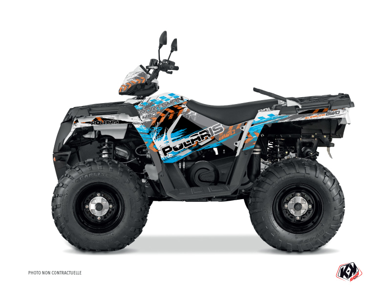 Kit Decor Quad Lifter Polaris 450 Sportsman Arancione Blu (2021-2023)