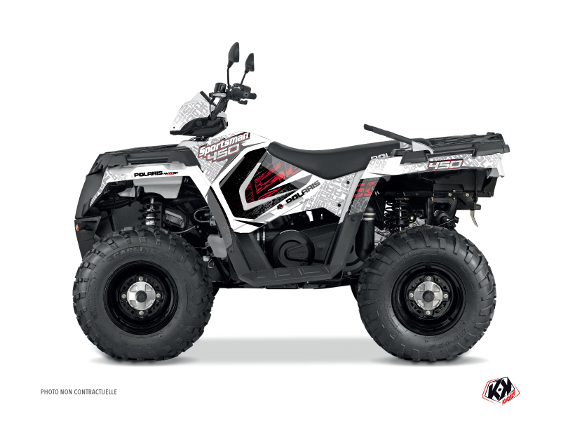 Kit Decor Quad Rock Polaris 450 Sportsman Bianco (2021-2023)