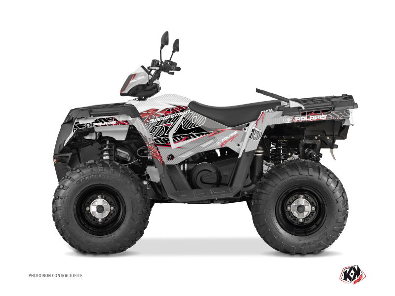 Kit Decor Quad Action Polaris 570 Sportsman Touring Grigio Rosso (2014-2017)