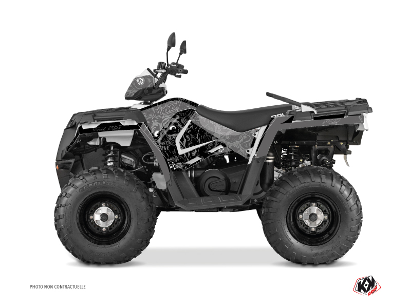 Kit Decor Quad Zombies Dark Polaris 570 Sportsman Touring Nero (2014-2017)