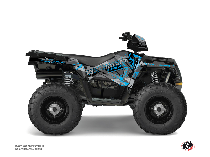 Kit Decorazione Quad Evil Polaris 570 Sportsman Touring Grigio Blu (2018-2023)