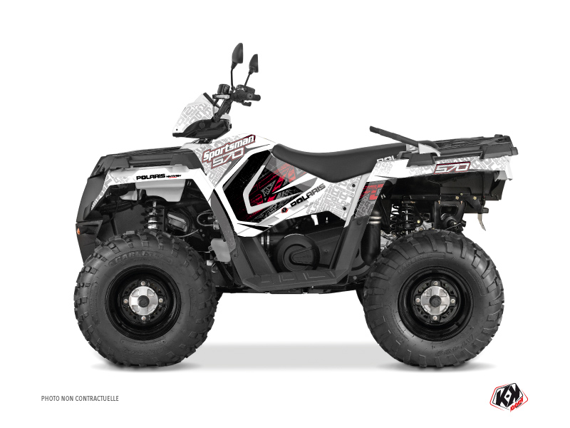 Kit Decor Quad Rock Polaris 570 Sportsman Touring Bianco (2018-2023)